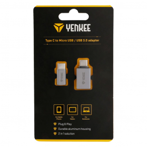 Yenkee YTC 021 USB-C - Micro USB,USB-A adapter
